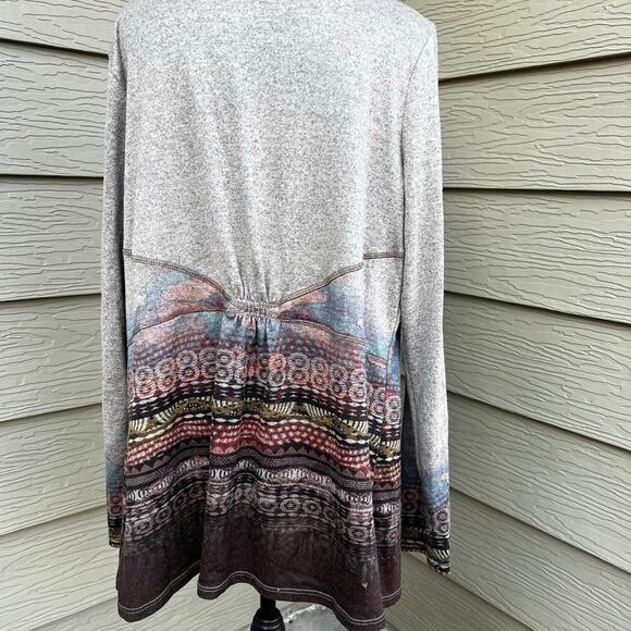 Live and Let Live, open front long sleeve cardigan women's size XL - Picture 3 of 11